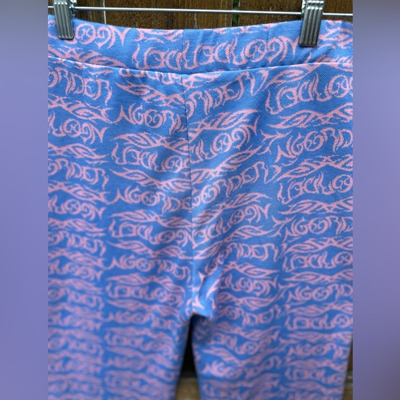 NGOrder 10 Made in Turkey Women Cotton/Spandex Flare Legs Blue and Pink - Picture 4 of 6